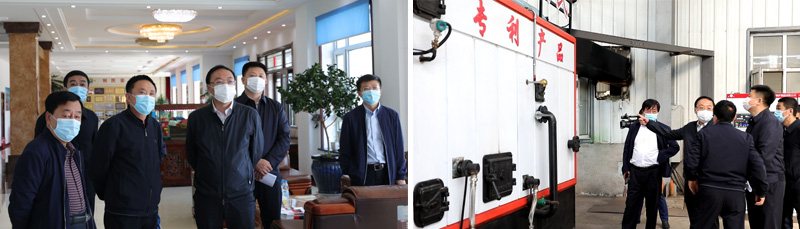 海倫市委書記蒞臨利民萬(wàn)佳鍋爐調(diào)研指導(dǎo)工作